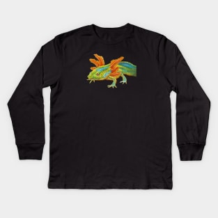 Axolotl Kids Long Sleeve T-Shirt